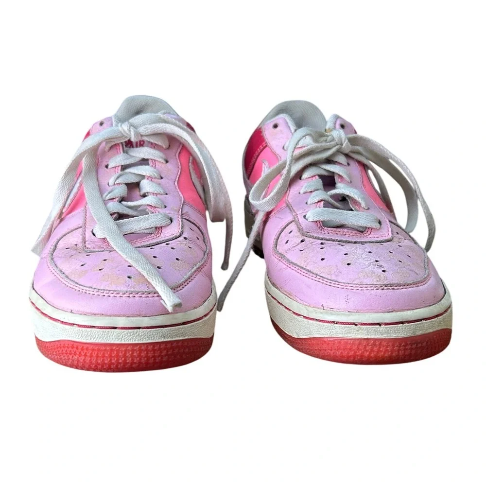 Nike Air Force 1 Low Pink Red White Sneakers Shoes‎